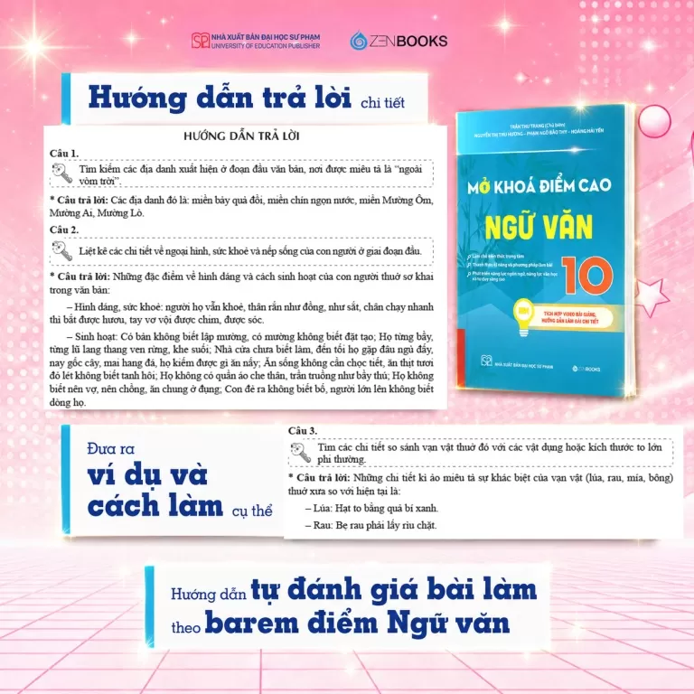 MỞ KHÓA ĐIỂM CAO NGỮ VĂN LỚP 10
